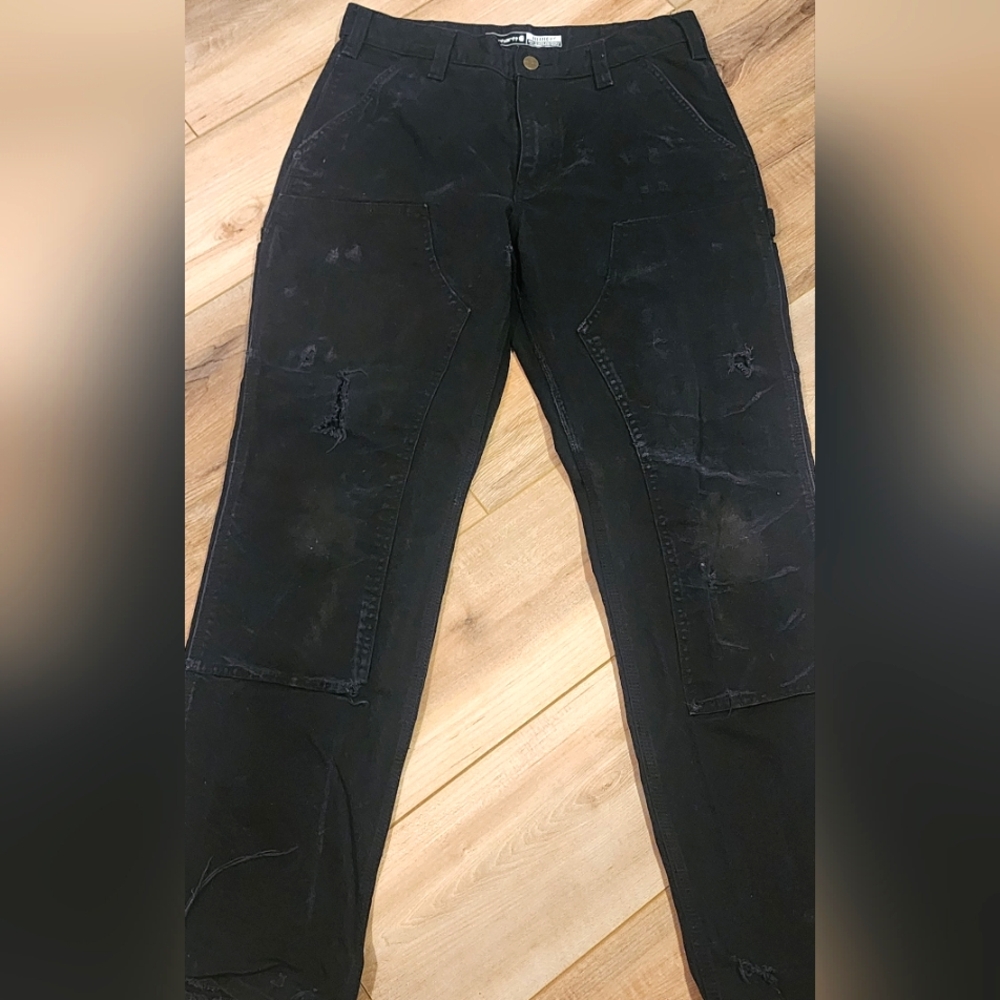Carhartt Black Relax Fit Jeans Classic Design mens 32x32